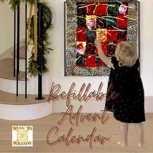 HANDMADE REUSABLE ADVENT CALENDAR